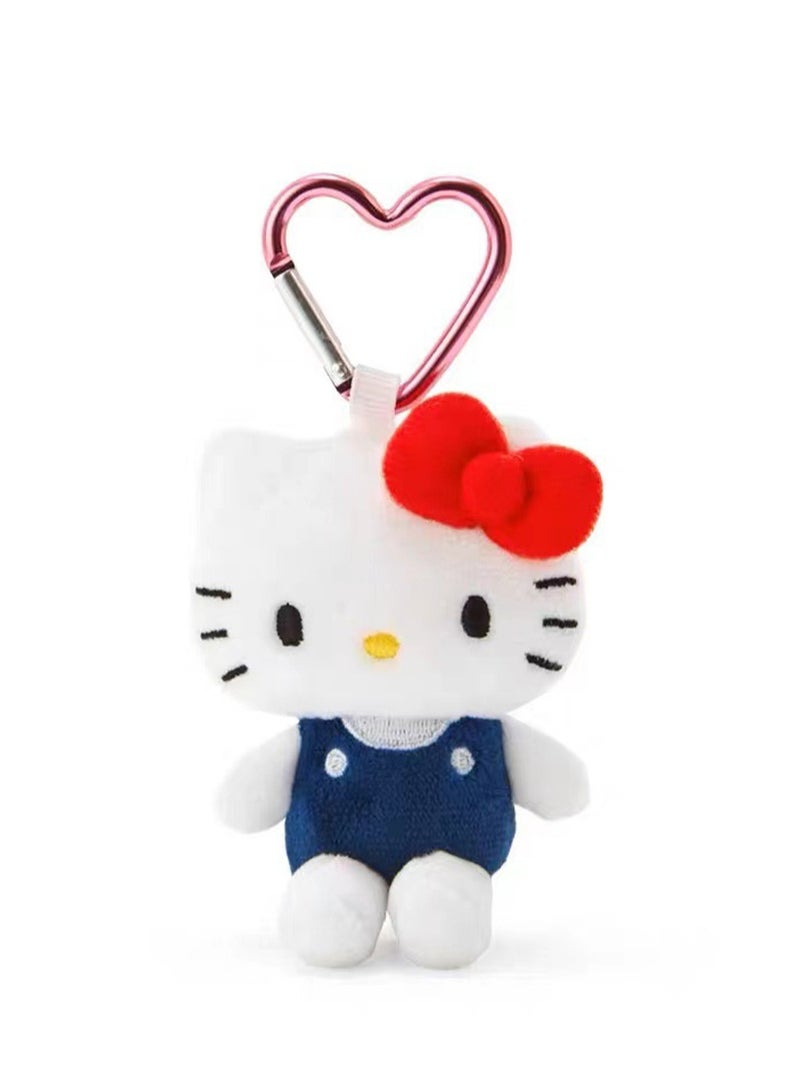 Love Buckle KT Cat Plush Toy Keychain Cute Bag Backpack Pendant Gift  - Image 1