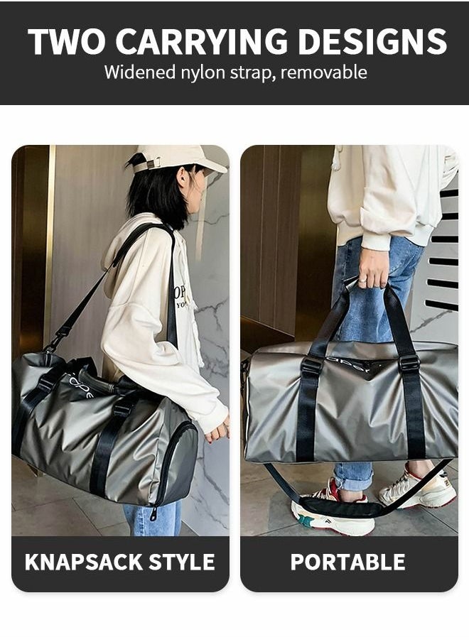 GROIC - Sports Gym Bag for Women and Men,Small Sports Duffle Bag with Shoulder Strap and Handbag,Sports Shoulder Bag with Separated Shoe Compartment ,Outdoor Large-capacity Travel Bag - Image 1