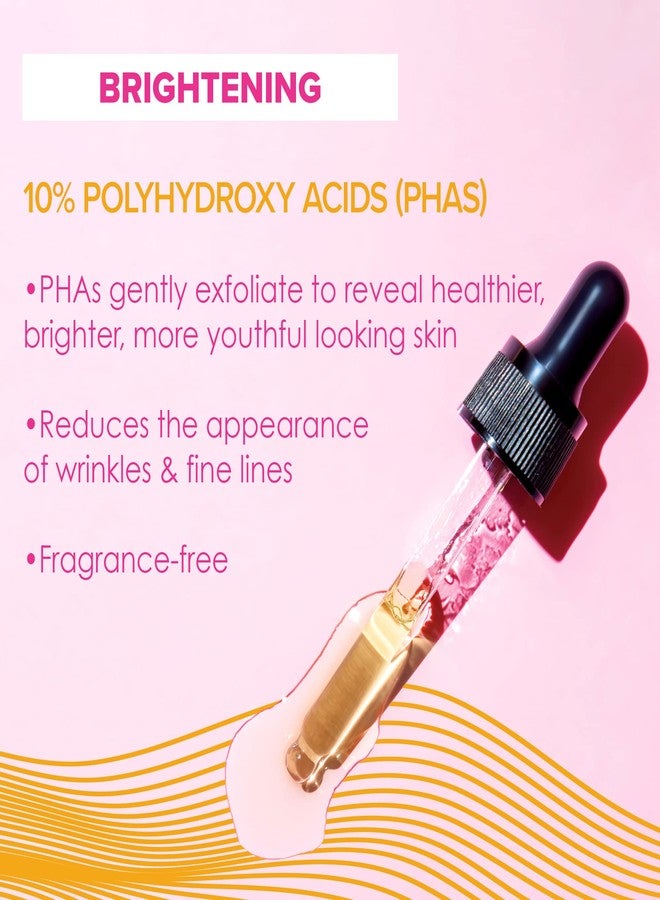 True+Real Vitamin C Serum for Face, Neck, Eyes - Premium Anti-Aging Serum, Reduce Wrinkles, Fine Lines, Dark Spots, Hydrating and Brightening, 10% PHAs - 1 Fl oz - Image 2