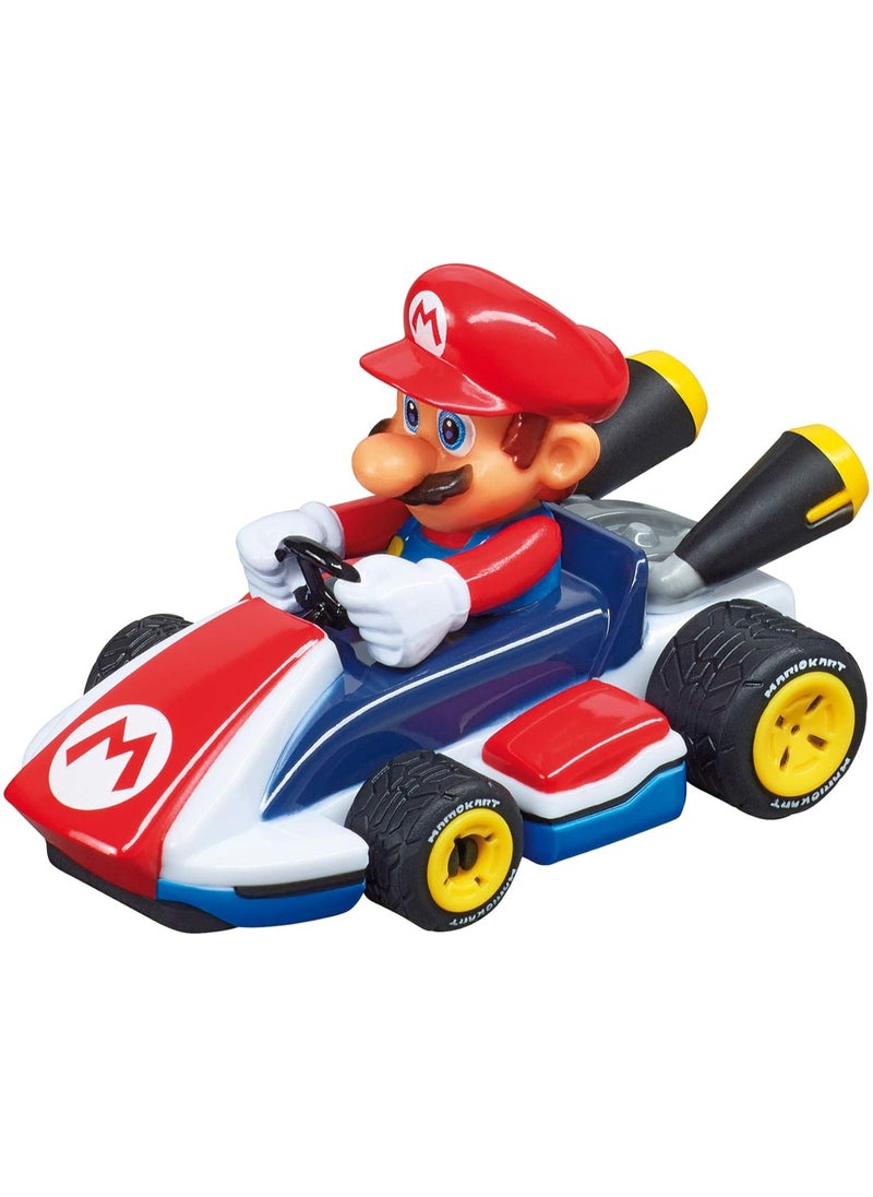 Carrera First Nintendo Mario Kart Track Set | 2.9m Electric Race Track | Dual Racing for Kids & Adults | Scale 1:50 | Includes Controllers
