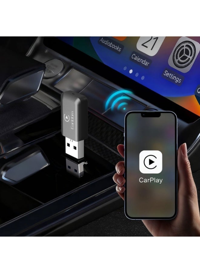 Earldom ET-CP05 USB Wireless CarPlay & Android Auto Adapter for Cars - Image 4