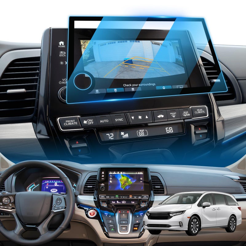 LFOTPP 2023 2024 Odyssey Screen Protector for 8 In Glass [2018-2024 EX/EX-L/Sport/Touring/Elite] Infotainment CenterTouch Protector 2018-2024 Odyssey Accessories Anti-Scratches HD High Sensitivity - Image 1