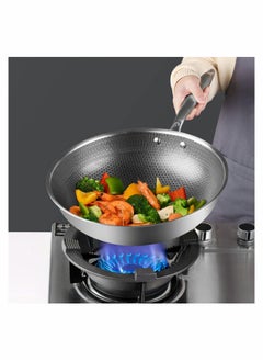NIBEMINENT Wok Ring For Gas Stove, Cast Iron Four-Claw Stand, Stand Firm And Does Not Shake  - Image 4
