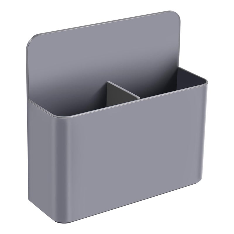 Bidponds Magnetic Marker Holder for WhiteboardsFridgeRefrigeratorSchool Locker OrganiserMagnetic Chalk OrganiserRemote Control HolderDry Eraser Marker Tray with Anisotropic Magnet Backing Gray - Image 2