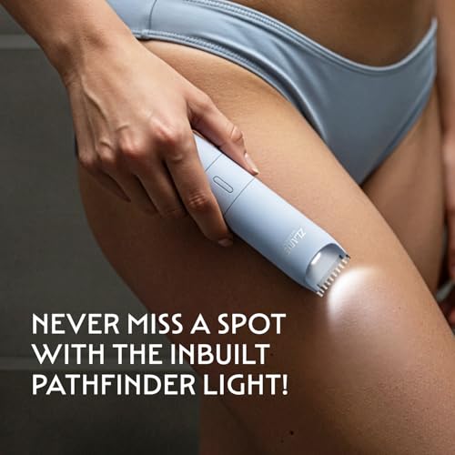 Zlade Summer Vacay 2 in 1 Facial Hair Removal Shaver and Body Trimmer for Women | Face, Body, Bikini Line | Rechargeable with USB C | Waterproof and Showerproof, Easy to Clean Design | Travel Friendly, Compact, Quick and Painless Hair Removal Machine - Image 4