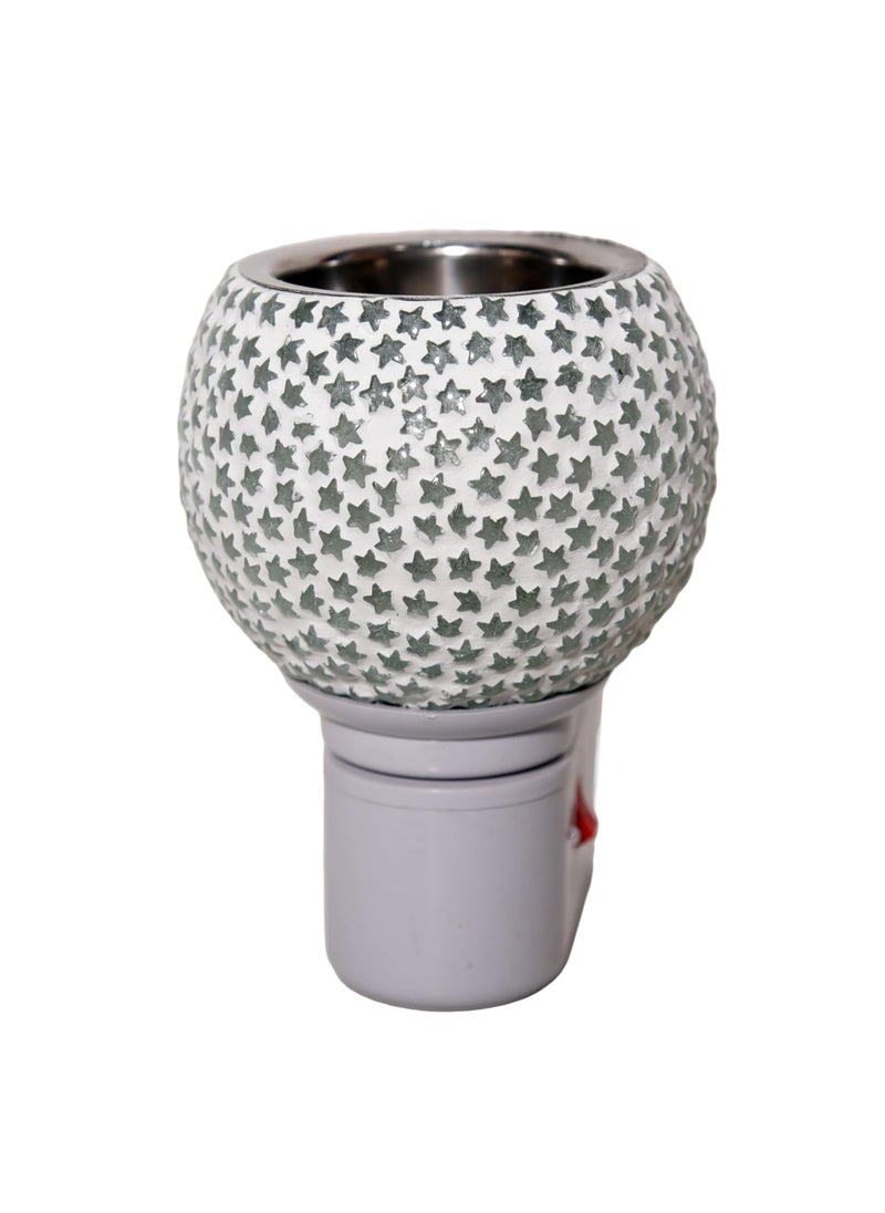 PMG PERFECT MAKERS GROUP PMG Electric Kapoor Diffuser for Home Office Free Laxmi Charan Crystal Shree Yantra Included for Good Luck and Positive Vibrations Stars  - Image 4