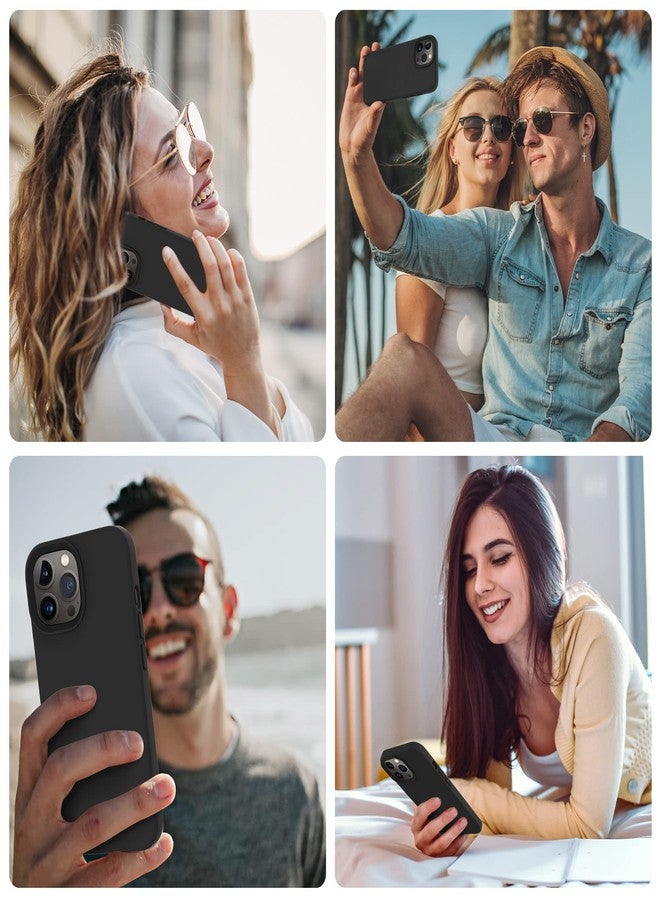 OTOFLY Designed for iPhone 13 Pro Max Case, Silicone Shockproof Slim Thin Phone Case for iPhone 13 Pro Max 6.7 inch (Black) - Image 3