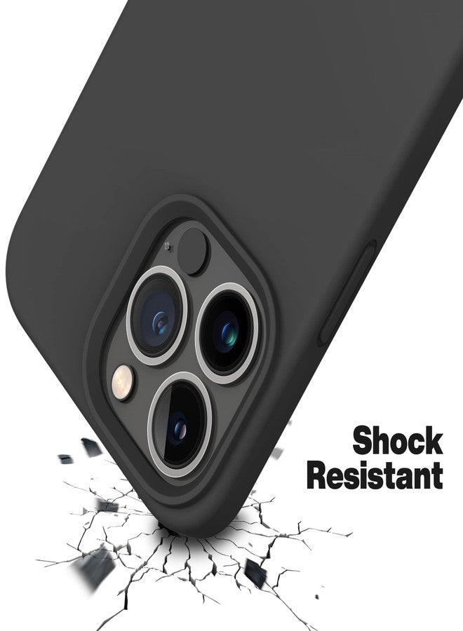 OTOFLY Designed for iPhone 13 Pro Max Case, Silicone Shockproof Slim Thin Phone Case for iPhone 13 Pro Max 6.7 inch (Black) - Image 5
