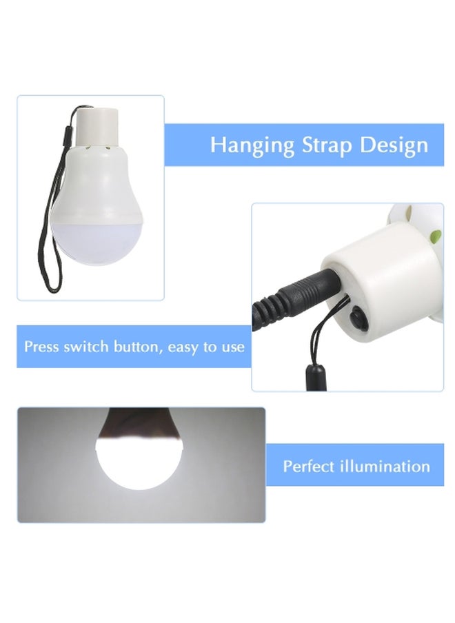 Loquat Solar Powered LED Light White 9 x6x0.4cm  - Image 5
