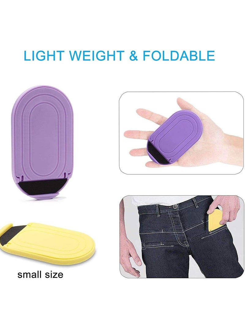 Folding Stents Multi-Angle Adjustable For Mobile Phones - Yellow - Image 4