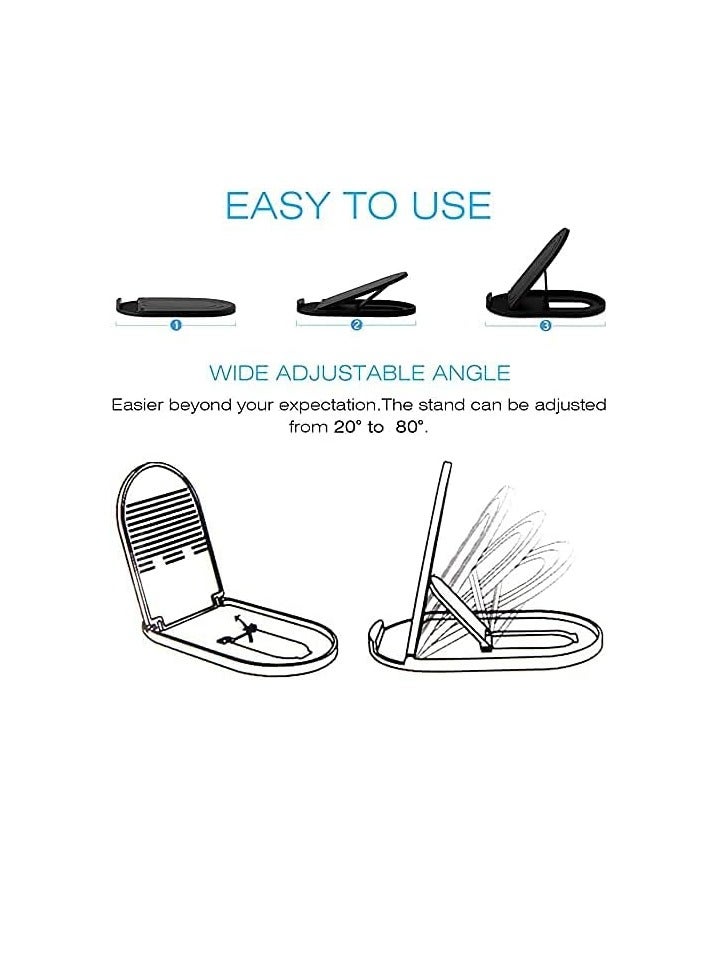 Folding Stents Multi-Angle Adjustable For Mobile Phones - Yellow - Image 2