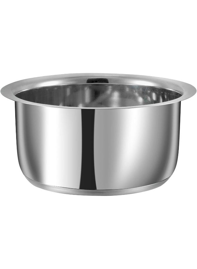 Vinod Stainless Steel, Sandwich Bottom, Tope Set 5 litres and 6 litres - 2 Pieces (Induction and Gas Stove Friendly) Without Lids,2 Years Warranty, Silver - Image 5