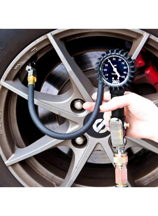 جهاز نفخ الإطارات جاكو فلو برو مع مقياس ضغط - 100 Psi - Image 2