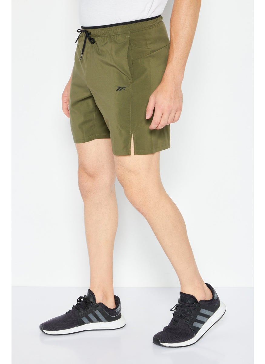 Reebok Men Sportswear Fit Outdoor Short, Olive  - Image 3
