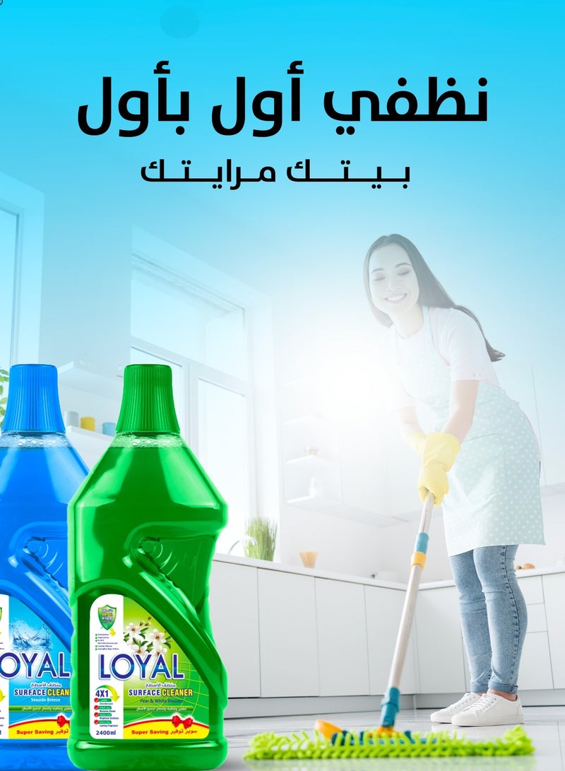 Loyal Surface Cleaner Liquid, Spring Time, Green, 800ml - Image 5