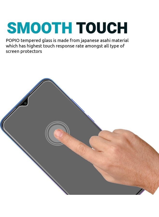 NIBEMINENT Tempered Glass Screen Protector For Samsung Galaxy M12 Clear - Image 3