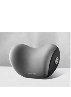Relax Smart Lumbar Support Pillow And Car Headrest Neck Pillow Ergonomic Design Memory Cotton Headrest And Back Car Waist Pillow And Car Neck Support Pillow For Office Chair Black  - Image 5