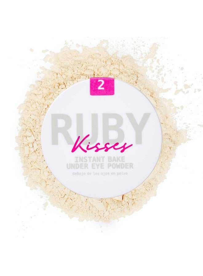 Ruby Kisses Instant Bake Undereye Powdervegan Cruelty Free Powder For Brightening Eyes And Smudgefree Makeup - Image 1