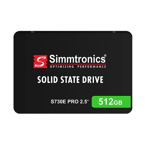 Simmtronics 512GB Sata 2.5 Inch Solid State Drive for Desktop and Laptop with Three Years Warranty - Image 1