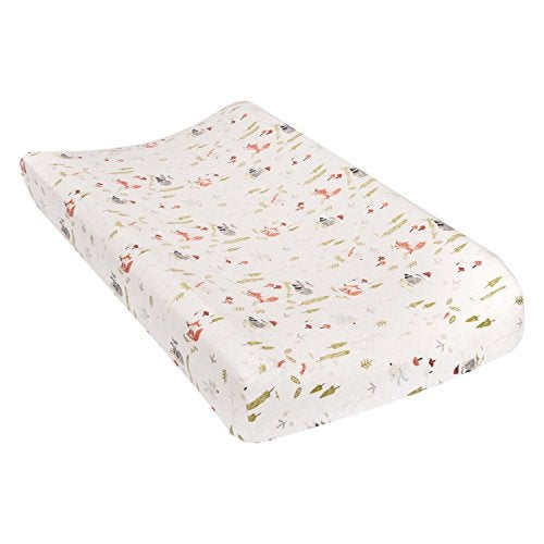 Trend Lab Winter Woods Deluxe Flannel Changing Pad Cover - Image 1