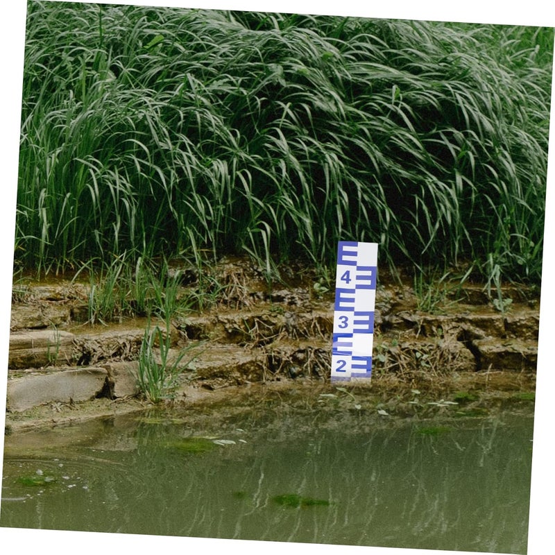 2Pcs Reflective Water Level Gauge Stickers for Rain Pool Tarp Measurement Tool - Image 5