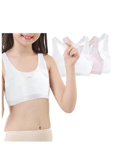 Girls Training Bra, Girls Training Bra-Racerback Sports Seamless Bras, Teen Bra Comfort Seamless 6-15 Years