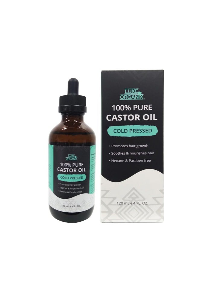LUXE ORGANIX - 100% Pure Castrol oil cold pressed 120ml - Image 1