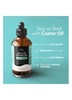 LUXE ORGANIX 100% Pure Castrol oil cold pressed 120ml  - Image 2