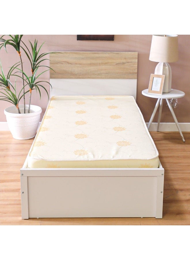 DANUBE HOME Comfy Foam American Quilted Single Mattress Soft Feel Size L 190 x W 90 x H 10 cm Thickness White - Image 3