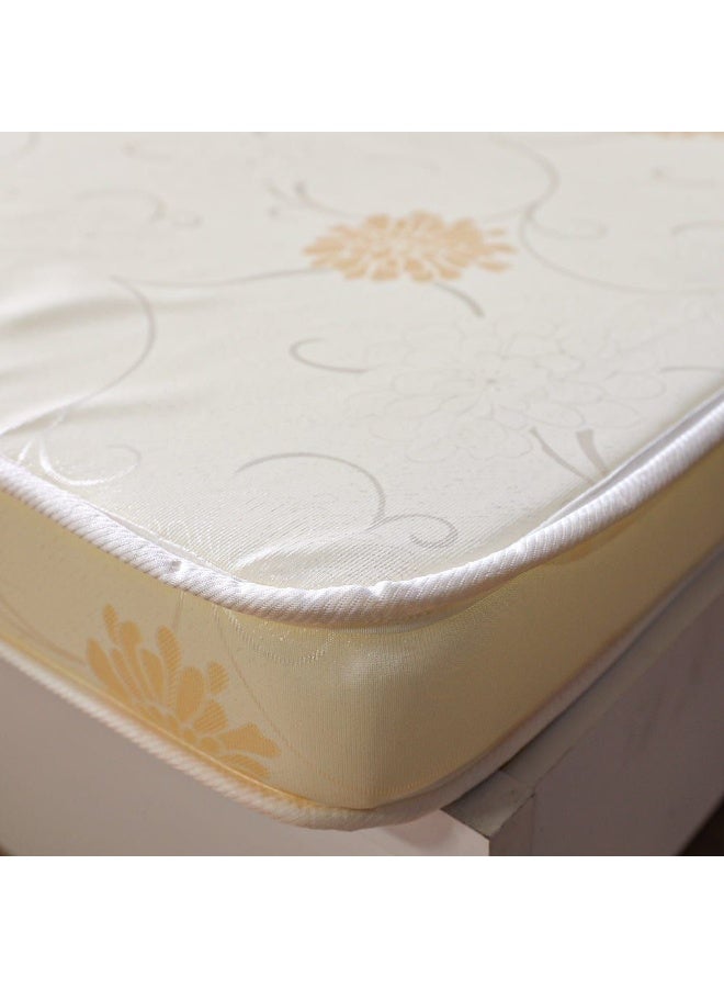 DANUBE HOME Comfy Foam American Quilted Single Mattress Soft Feel Size L 190 x W 90 x H 10 cm Thickness White - Image 1