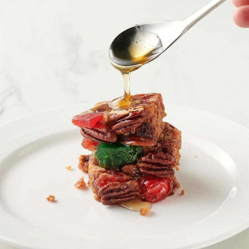 Collin Street Bakery Fruitcake - DeLuxe Loaf 2 Pack (14 oz each) - Handmade with Pecans, Pineapple, Golden Raisins Cherries & Honey - Gourmet Holiday Fruit Cake - Image 2