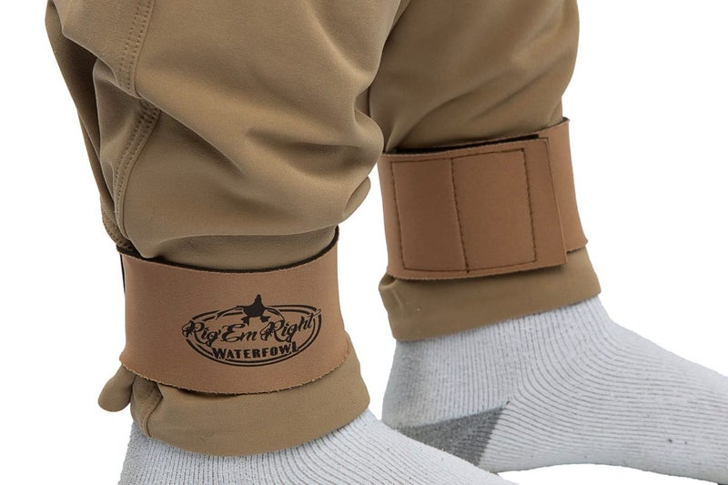 Rig Em Right Rig'Em Right Waterfowl 2.5" Extra Wide Neoprene Ankle Gators for Bird Hunting Boots and Waders - Image 2