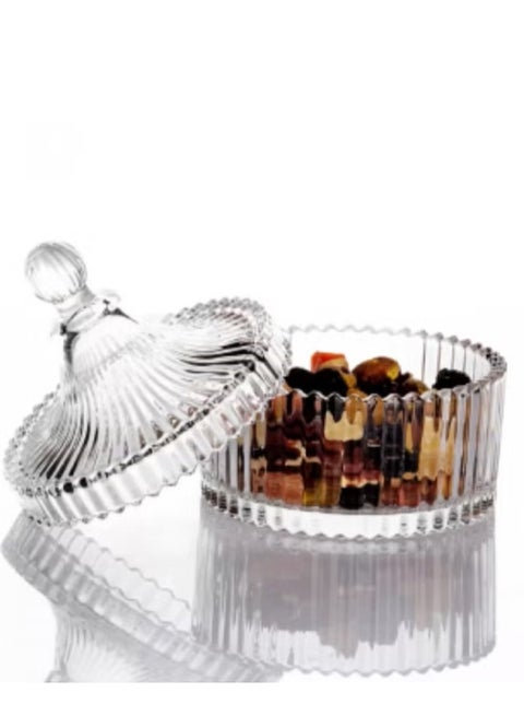 A glass pass with a clear glass cover