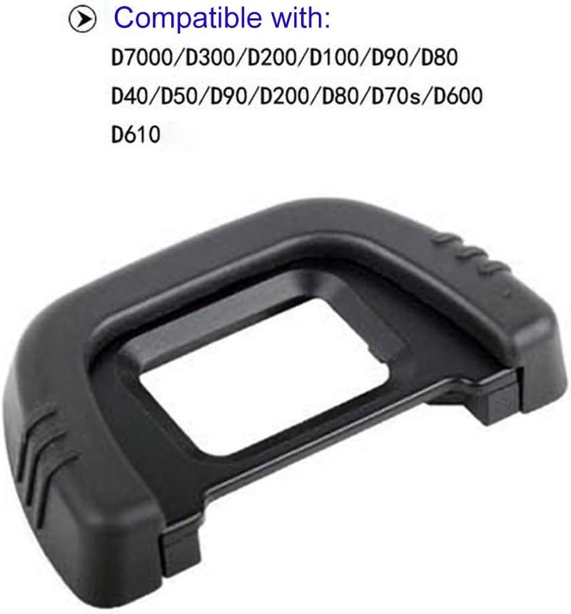 Sedremm Eyecup, Camera DK-21 Eyecup Replacement Eyepiece for Nikon D7000 D750 D610 D600 D300 D200 D100 D90 D80 D70 D70s Cameras Viewfinder, 2 Pack - Image 3
