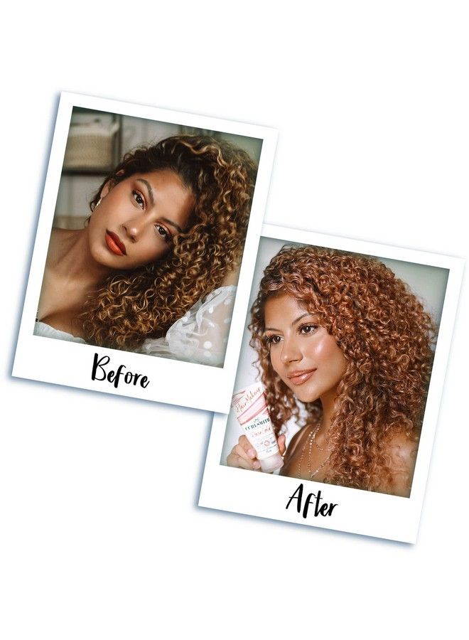 CURLSMITH جل تصفيف الشعر ولون الشعر المؤقت النباتي (ذهبي وردي 3 أونصة سائلة) - Image 5