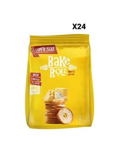 Bake Rolz Wheat Snacks Mix Cheese 58 - 62 grams - pack of 24 