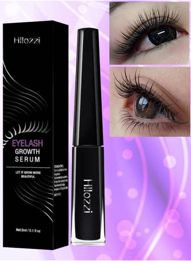 Hllozzi Eyelash Enhancer Eyelash Serum for Eyelash Lengthening Eyelash Thickening Serums for Better Growth of Longer and Thicker Eyelashes and Eyebrows Highly Effective Fast Growth Eyelash Growth Serum  - Image 1