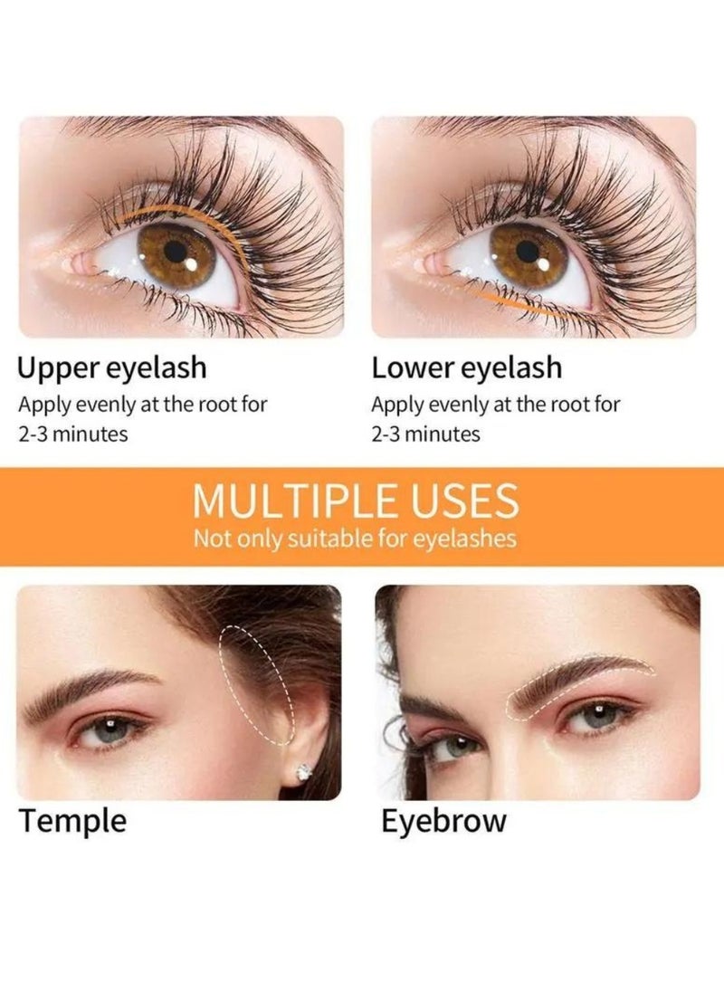 Eyelash Enhancer Eyelash Serum for Eyelash Lengthening Eyelash Thickening Serums for Better Growth of Longer and Thicker Eyelashes and Eyebrows Highly Effective Fast Growth Eyelash Growth Serum