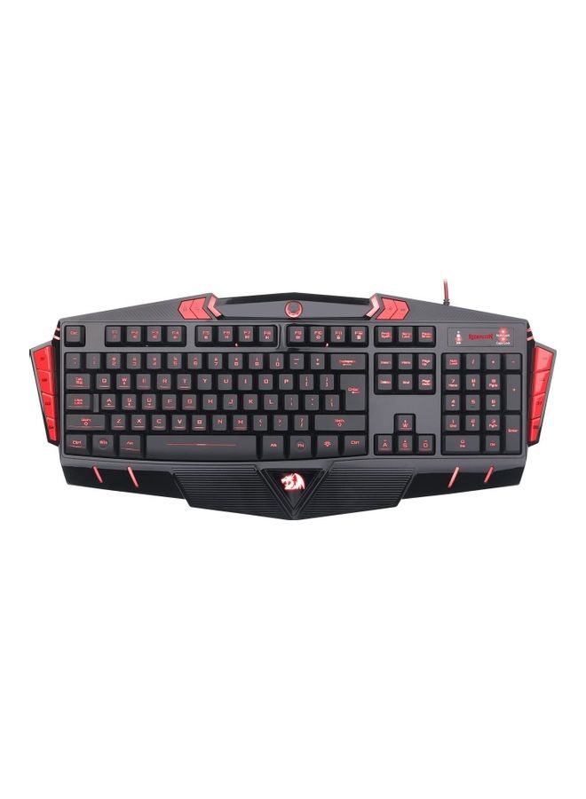 REDRAGON LED Backlit Gaming Keyboard Black/Red - Image 1