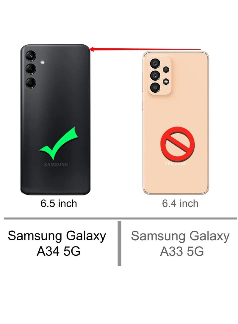 BORTONY Galaxy A34 5G Case Shockproof Liquid Silicone Case Slim Soft Cover With Inside Soft Microfiber Lining Comaptible With Samsung Galaxy A34 5G - Image 2