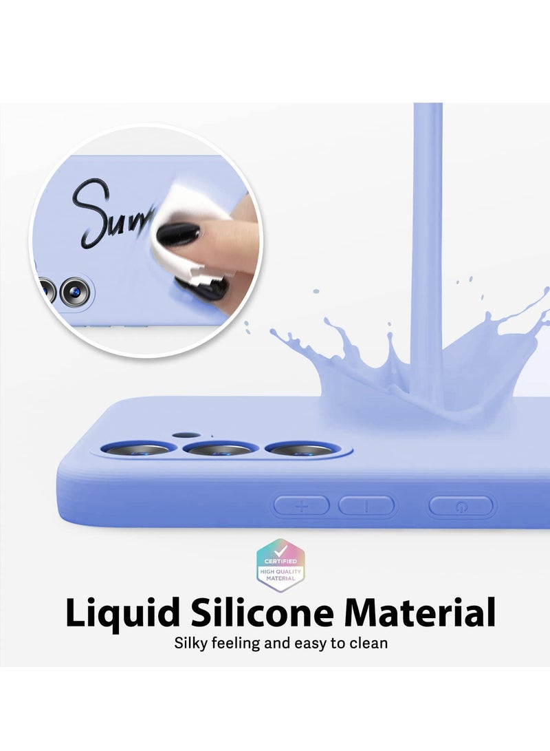 BORTONY Galaxy A34 5G Case Shockproof Liquid Silicone Case Slim Soft Cover With Inside Soft Microfiber Lining Comaptible With Samsung Galaxy A34 5G - Image 4