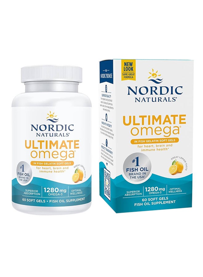 Nordic أوميغا النهائية - 60 كبسولة
