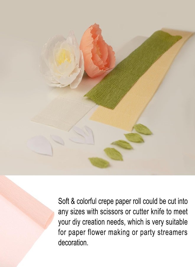 Rebower Crepe Paper Sheets, 20 Inch Wide x 8ft Long, Light Champagne, for DIY Crafts, Gift Wrapping, Party Decorations - Image 3