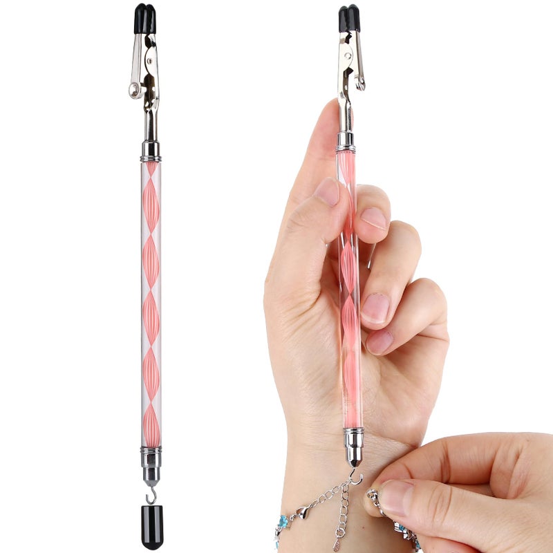 WIFORT 2 in 1 Bracelet Helper Tool -WIFORT Bracelet Helper to Put on Yourself, Quick Release Fastening Jewelry Clasp Helpers,Bracelet Assist Tool with Hook for Necklace, 197mm Extended Design - Image 1