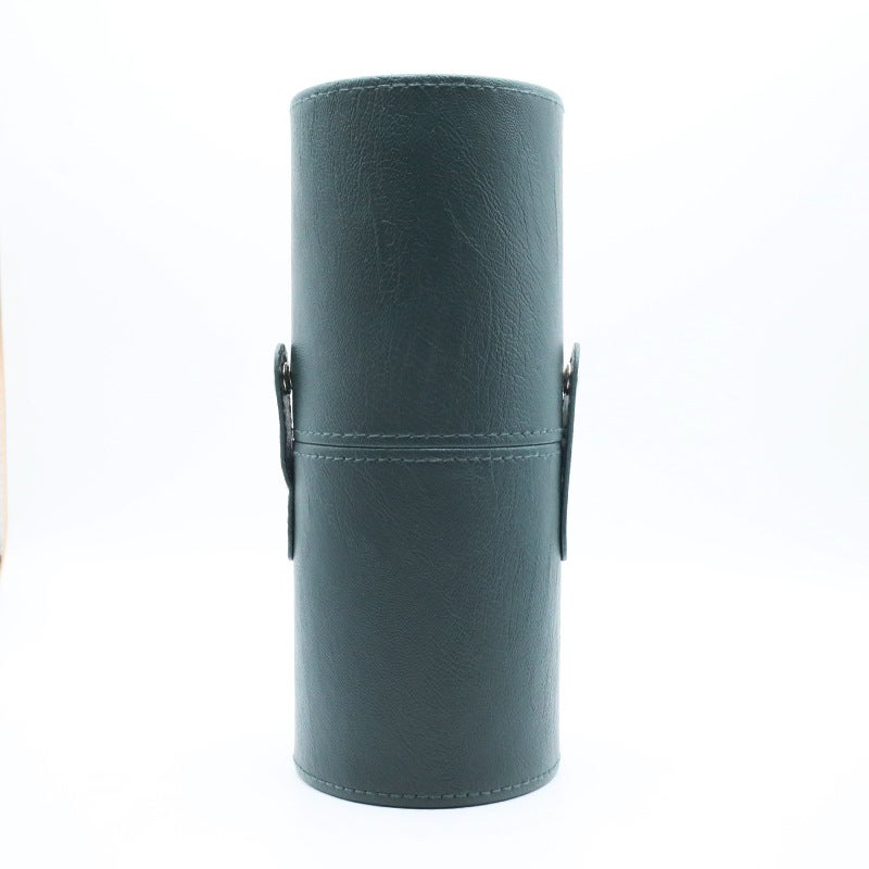 Generic GreenCloud PU Leather Makeup Brush Holder Green 