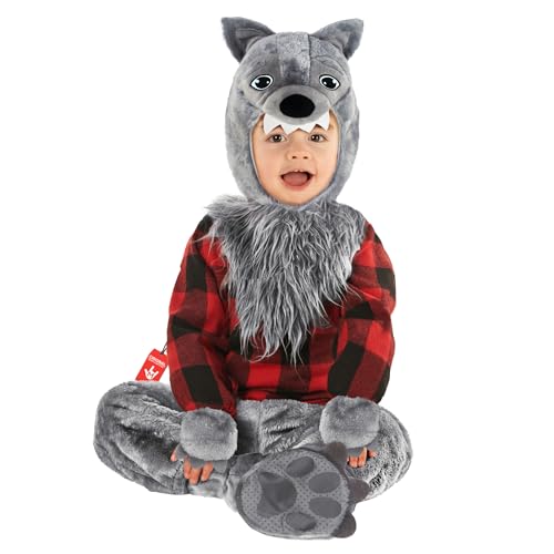 Morph Toddler Wolf Costume Boys Girls Werewolf Costume for Kids Toddlers 012 Months - Image 1