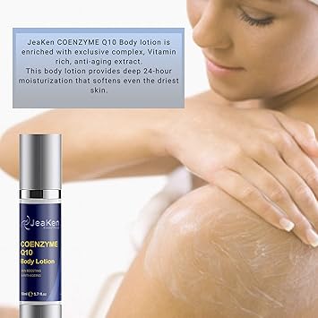 JeaKen Vegan Coenzyme Q10 Firming Lotion AntiAge Formula for Wrinkles Hydrating Body Care for Men Women Ideal for Very Dry Skin 50ml - Image 5