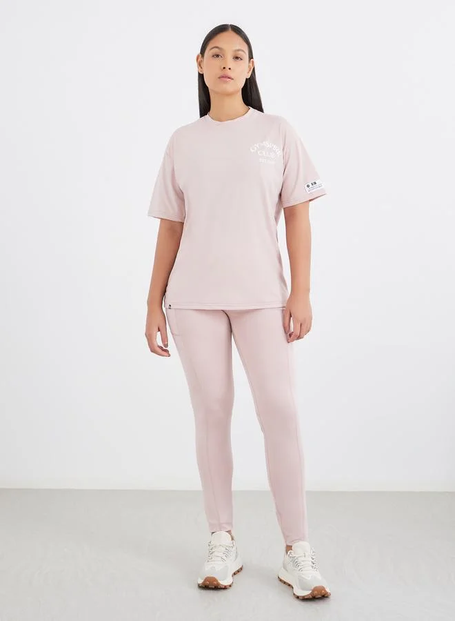 Styli Styli Gymspire Edition - Label and Tab Back Waist Pocket Leggings