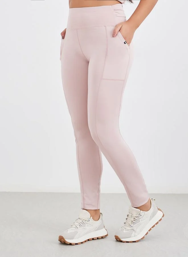 Styli Styli Gymspire Edition - Label and Tab Back Waist Pocket Leggings