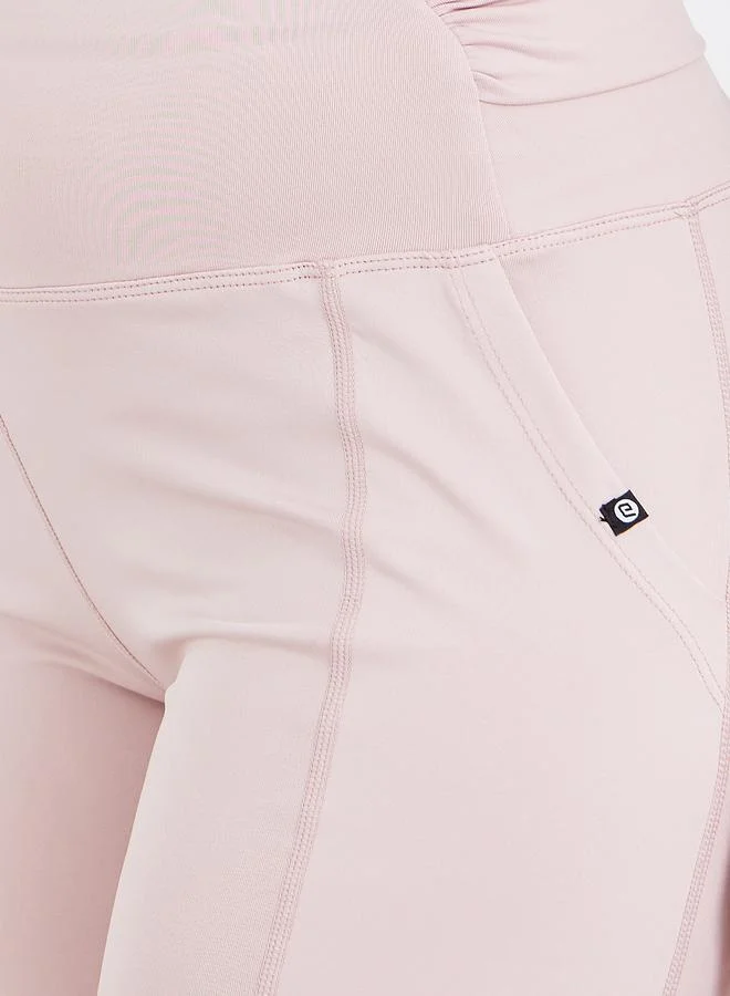 Styli Gymspire Edition - Label and Tab Back Waist Pocket Leggings